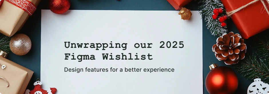 handwritten paper note saying figma wishlist 2025