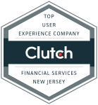 Clutch top user experience company for financial services in New Jersey